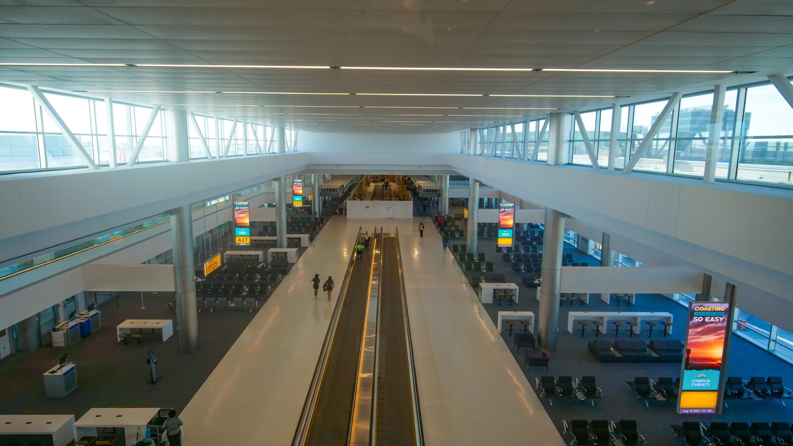 Interior of the Denver International Airport terminal